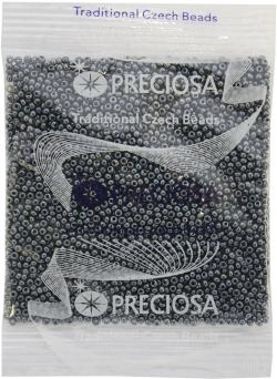 Бисер Preciosa "Ассорти", непрозрачный, глянцевый, цвет: темно-зеленый (39), 10/0, 50 г