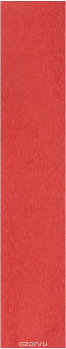 Бумага креповая "Folia", цвет: красный (34), 50 см x 2,5 м