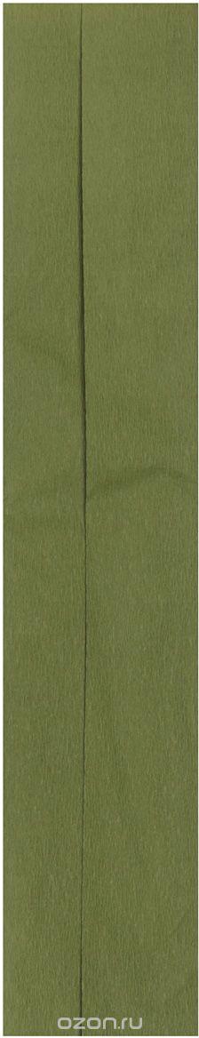 Бумага креповая "Folia", цвет: оливковый (42), 50 см x 2,5 м