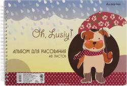 Альбом для рисования Kroyter "Ох, Люси", 48 листов