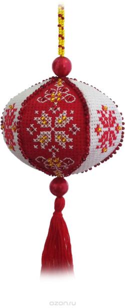 Набор для изготовления подвески Zengana "Китайский фонарик", 8 х 8 см. М-044