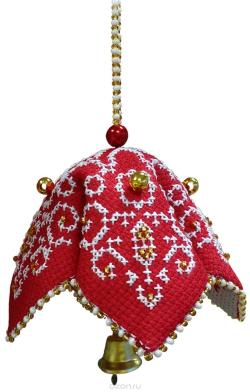 Набор для изготовления подвески Zengana "Русский колокольчик", 7 х 7 см. М-078