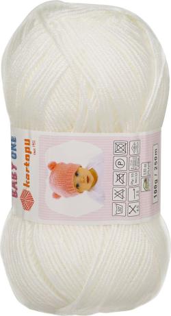 Пряжа для вязания Kartopu "Baby One", цвет: белый (K010), 250 м, 100 г, 5 шт