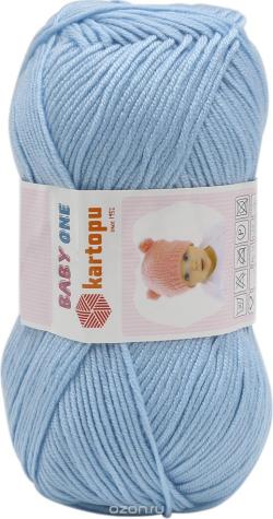 Пряжа для вязания Kartopu "Baby One", цвет: голубой (К544), 250 м, 100 г, 5 шт