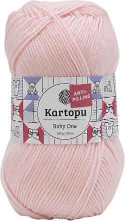 Пряжа для вязания Kartopu "Baby One", цвет: светло-розовый (К255), 250 м, 100 г, 5 шт