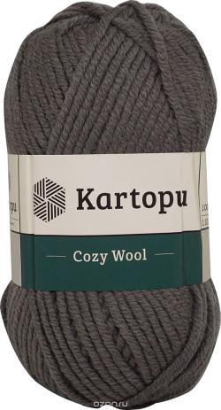 Пряжа для вязания Kartopu "Cozy Wool", цвет: серый (К1921), 110 м, 100 г, 5 шт