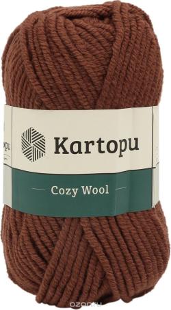 Пряжа для вязания Kartopu "Cozy Wool", цвет: терракотовый (K1892), 110 м, 100 г, 5 шт