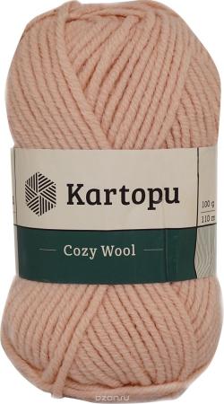 Пряжа для вязания Kartopu "Cozy Wool", цвет: бежевый (К1873), 110 м, 100 г, 5 шт