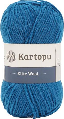 Пряжа для вязания Kartopu "Elite wool", цвет: голубой (К1467), 220 м, 100 г, 5 шт