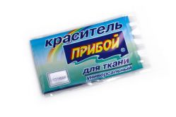 Краситель для ткани универсальн "Прибой" 10гр цв голубой 1уп 10гр