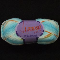 Пряжа для вязания Lanoso Mono desenli (100%акрил) 100гр/360м цв 816