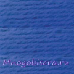 Нитки для вязания "Ирис" (100%хлопок) 300г/1800м цв 2714 синий С Пб