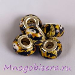 Бусины керамические с рисунком PN X 56